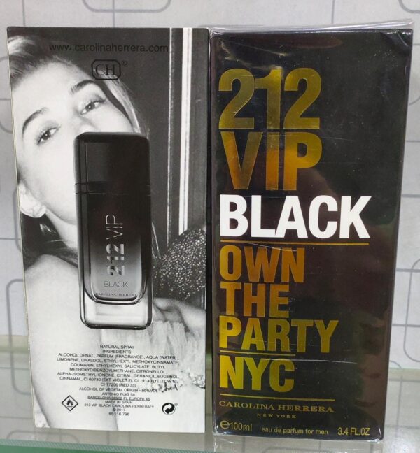 212 (VIP) Back By Carolina Herrera Replica (100 ml)