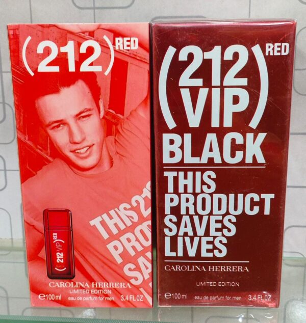 212 (VIP) Black Red By Carolina Herrera Replica (100 ml)